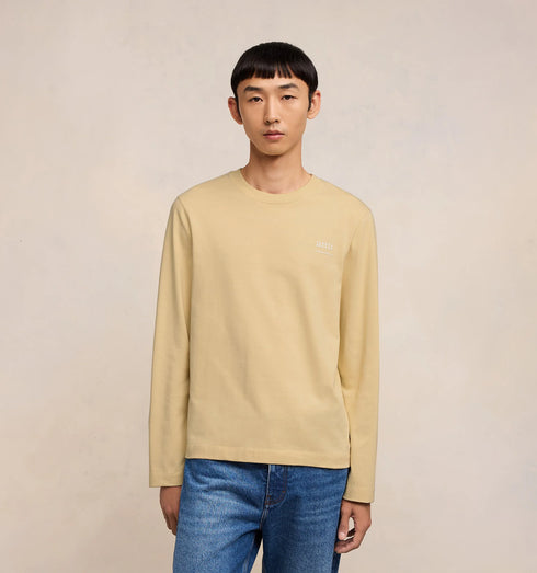 AMI PARIS Long Sleeve Ami Alexandre Mattiussi T-shirt Mens Apparel