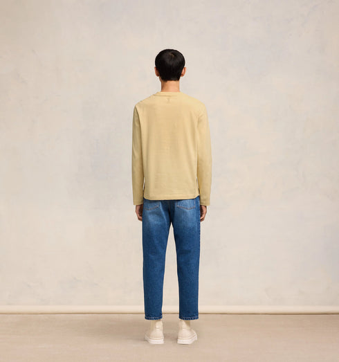 AMI PARIS Long Sleeve Ami Alexandre Mattiussi T-shirt Mens Apparel