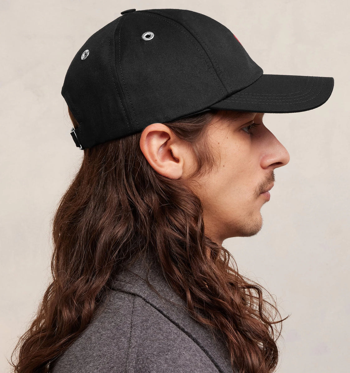 AMI PARIS Ami De Coeur Embroidery Cap Accessories – ASPHALT