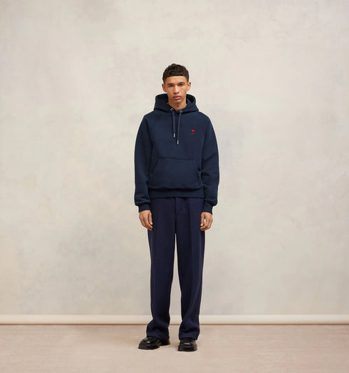 AMI Red Ami De Coeur Hoodie Mens Apparel