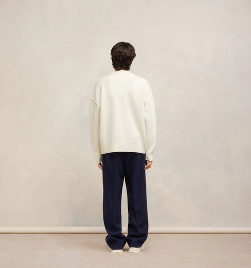 AMI PARIS Pull Ami De Coeur Rouge Mens Apparel