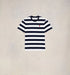 AMI PARIS Striped Ami de Coeur T-shirt Mens Apparel