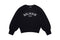 BALMAIN Cropped Logo Sweatshirt Kids Apparel