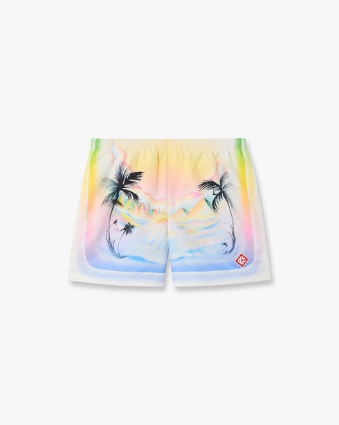 Multicolour Airspray Jacquard Swim Shorts front