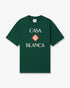 Green Casablanca Diamond Logo T-Shirt front