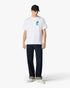 White & Mint L'Arche Short Sleeve T-Shirt back