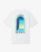 White & Mint L'Arche Short Sleeve T-Shirt front