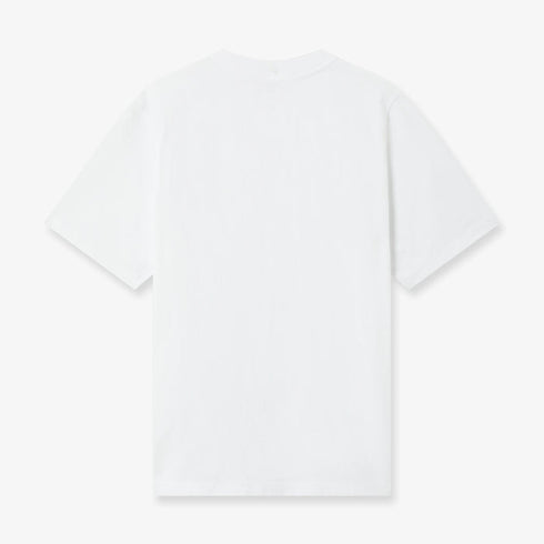 Casablanca White Sport Type Short Sleeve T-Shirt – logo detail