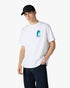 Casablanca White & Mint L'Arche Short Sleeve T-Shirt – model side