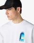 Casablanca White & Mint L'Arche Short Sleeve T-Shirt – model back