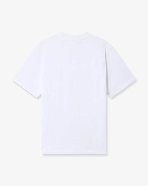 Casablanca White Diamond Logo Short Sleeve T-Shirt – logo detail