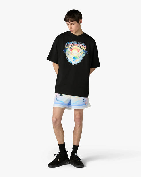 Casablanca Multicolour Airspray Jacquard Swim Shorts – back