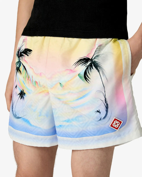 Casablanca Multicolour Airspray Jacquard Swim Shorts – model