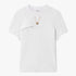 Casablanca White Ribbed Jewellery Short Sleeve T-Shirt – logo detail