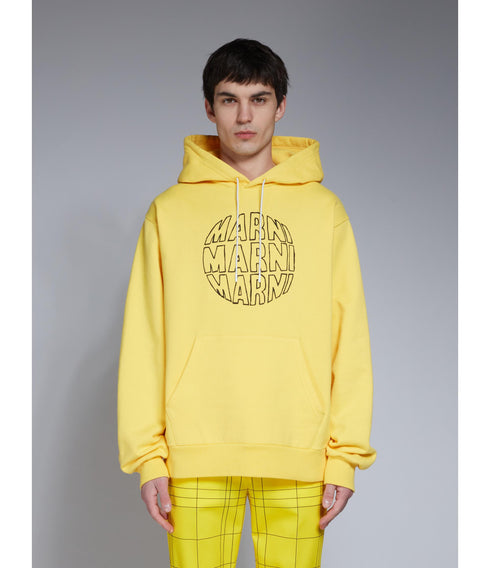 MARNI Circular Logo Sweatshirt Mens Apparel