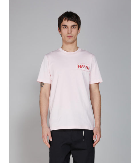 MARNI Organic Cotton Jersey S/s T-shirt Mens Apparel