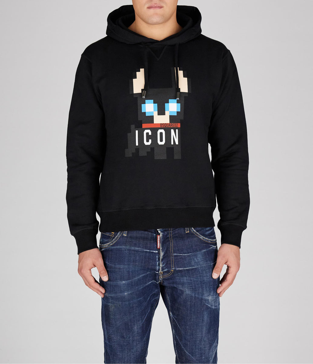 DSQUARED2 Ciro Cool Fit Hoodie Mens Apparel – ASPHALT