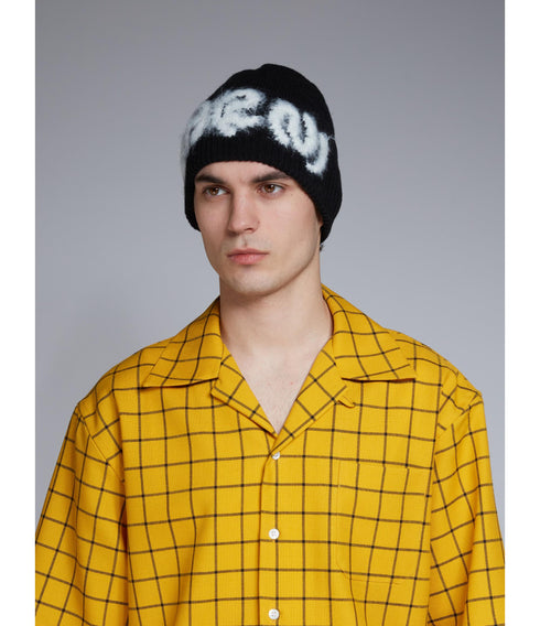 MARNI Logo Intarsia Shetland Wool Accessories