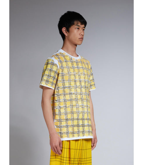 MARNI Check Two Organic Cotton Jersey Mens Apparel