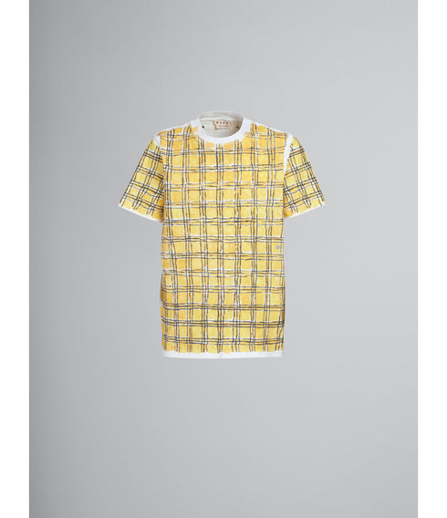 MARNI Check Two Organic Cotton Jersey Mens Apparel