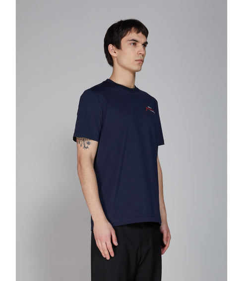 MARNI Crossword Heart Organic Cotton Jersey S/S T-shirt Mens Apparel