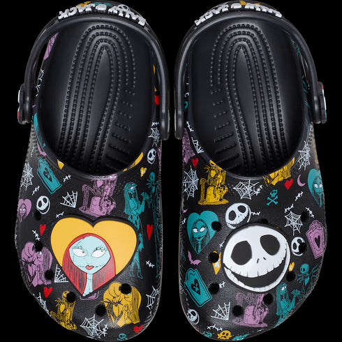 CROCS Disney The Nightmare Before Christmas Jack and Sally Classic Clog Kids Sandals