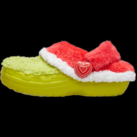 CROCS Grinch Classic Lined Clog Kids Sandals