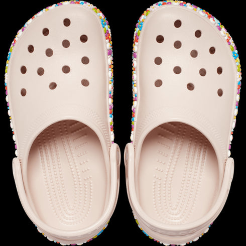 CROCS Classic Beaded Band Clog Kids Sandales