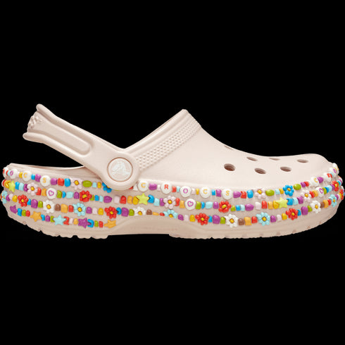 CROCS Classic Beaded Band Clog Kids Sandales