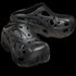 CORCS Caged Clog Black Womens Sandales