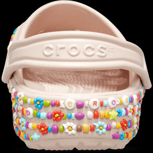 CROCS Classic Beaded Band Clog Kids Sandales