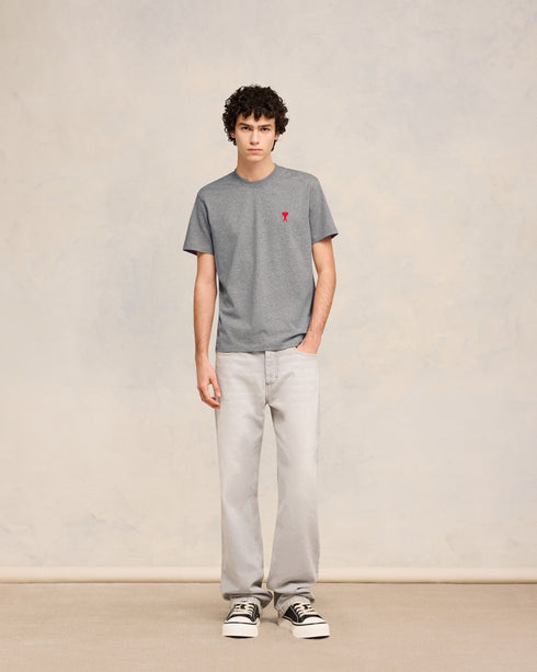 AMI PARIS Small Red Ami De Coeur Tee Unisex Apparel