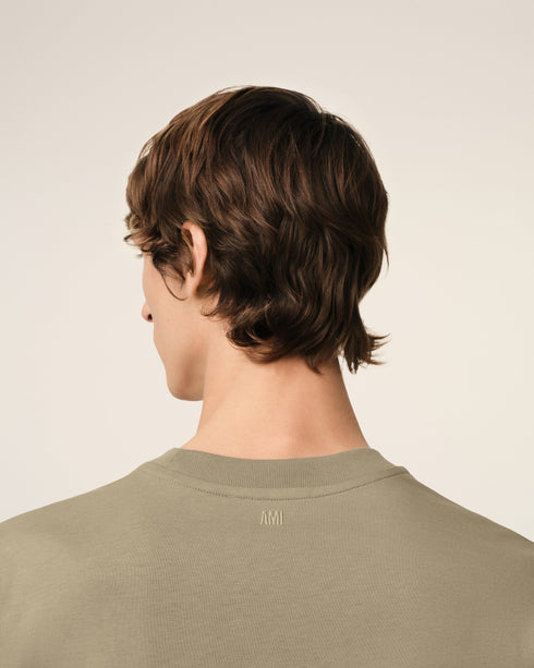 AMI PARIS Cotton Ami de Coeur T-Shirt Mens Apparel