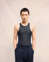AMI PARIS Fitted Tank Top Mens Apparel