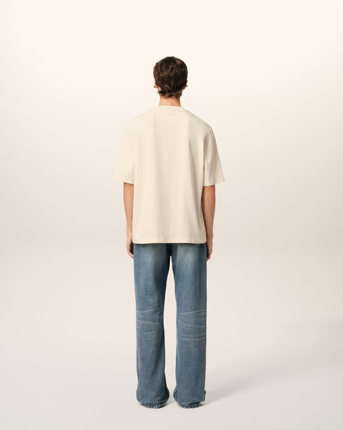 AMI PARIS Cotton Ami de Coeur Patch T-Shirt Mens Apparel