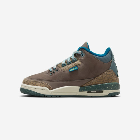 NIKE Air Jordan 3 Retro 'Olive Grey' GS Kids Sneakers