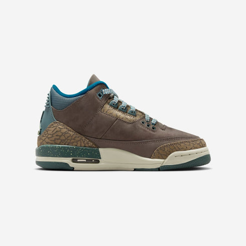NIKE Air Jordan 3 Retro 'Olive Grey' GS Kids Sneakers