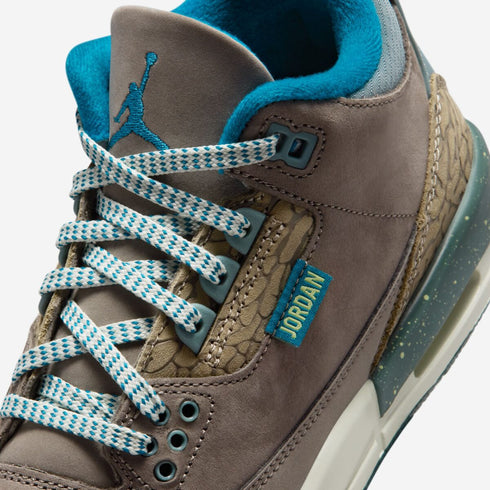 NIKE Air Jordan 3 Retro 'Olive Grey' GS Kids Sneakers