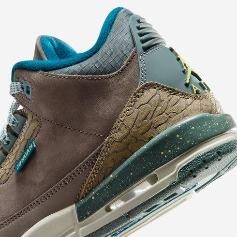 NIKE Air Jordan 3 Retro 'Olive Grey' GS Kids Sneakers