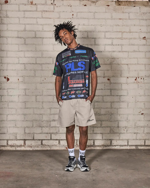 PLEASURES Fortunate Active Short Mens Apparel