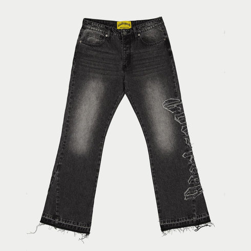 GODSPEED OG Logo Flared Denim Stiched