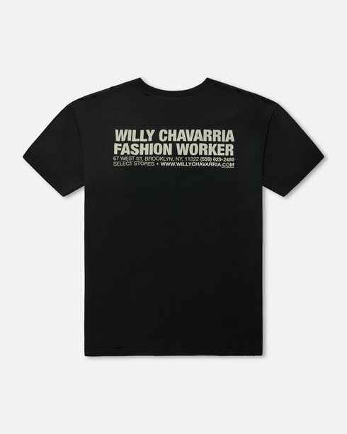 WILLY CHAVARRIA Fashion Worker Easy Tee Mens Apparel