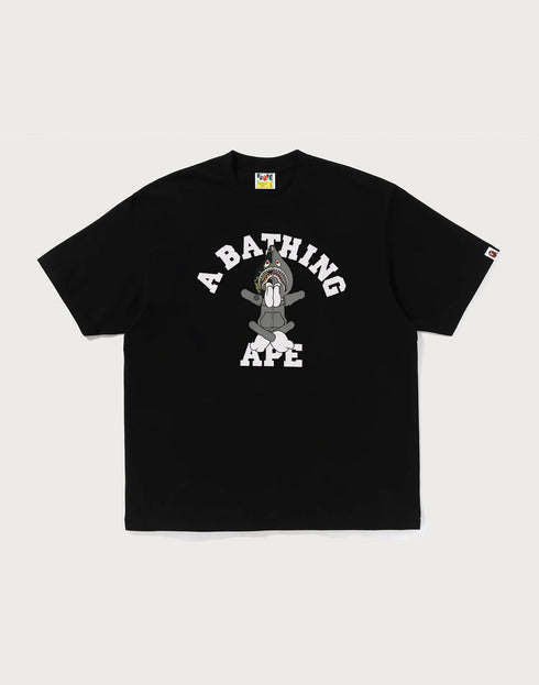 BAPE Baby Milo Shark Seijin College Tee Mens Apparel