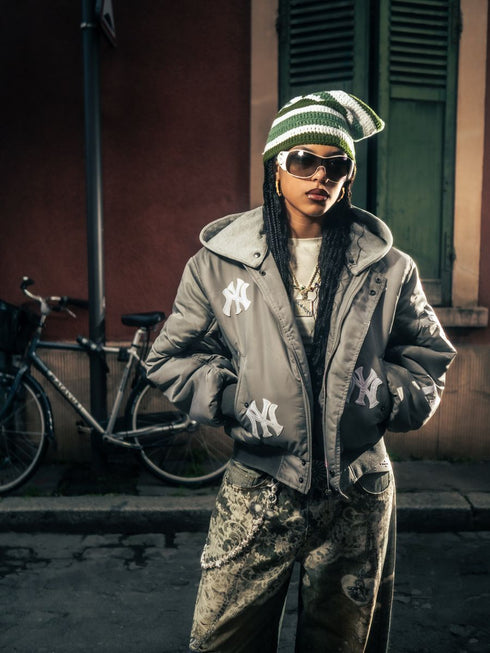 ARKYVE Greenery Crochet Beanie Unisex Accessories