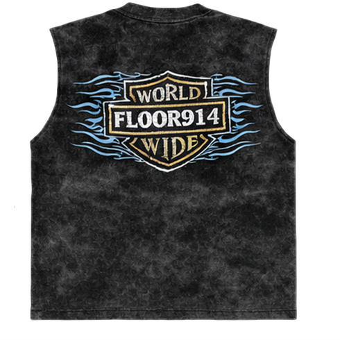 FLOOR914 Skystricker Black Wash Mens Apparel