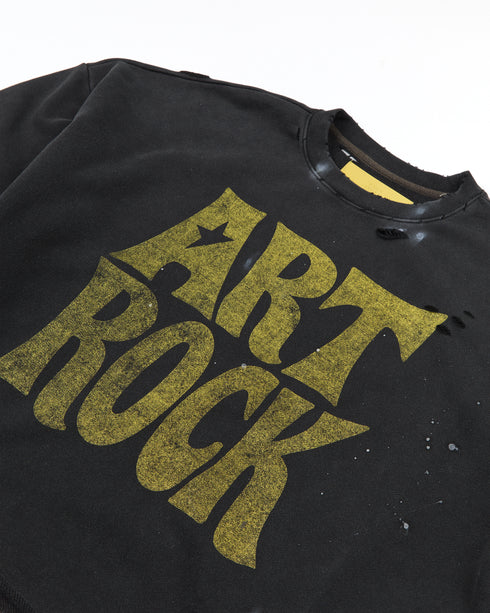 WHENSMOKECLEARS Art Rock Crew Sweatshirt Mens Apparel