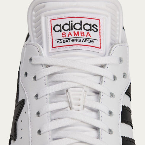 ADIDAS X BAPE Samba 'Cloud White' Mens Sneakers