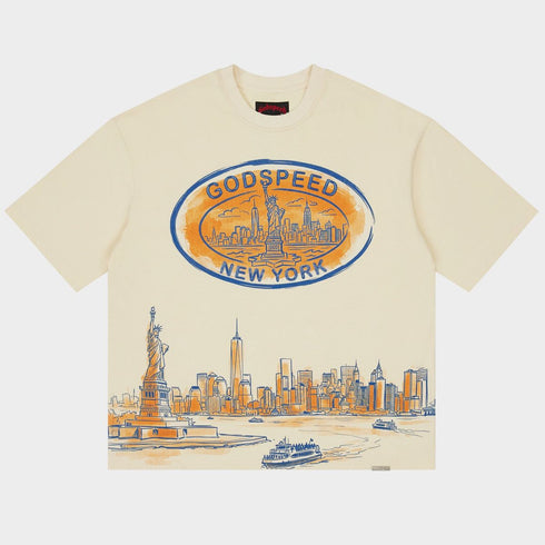 GODSPEED New York Skyline T-shirt Mens Apparel