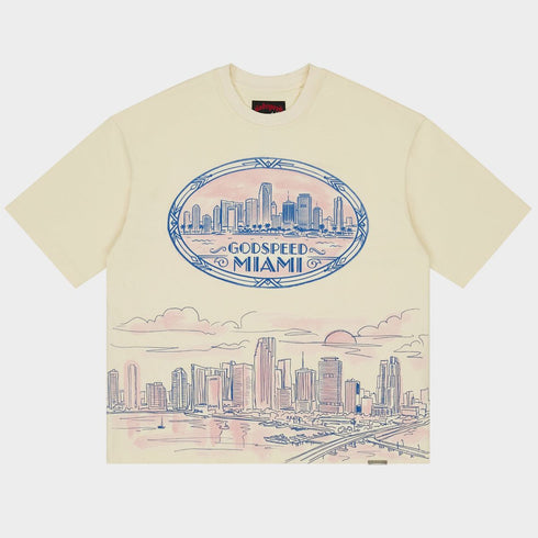 Miami-skyline-t-bone | Miami Skyline T-shirt