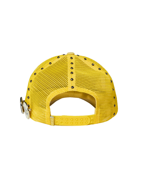 WHENSMOKECLEARS Studded Heart Trucker Mens Accessories